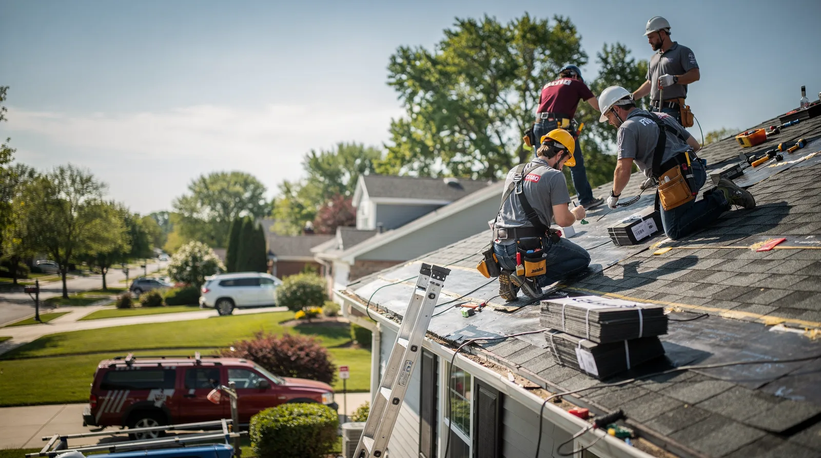 Roof Repair in West Chicago, IL around you